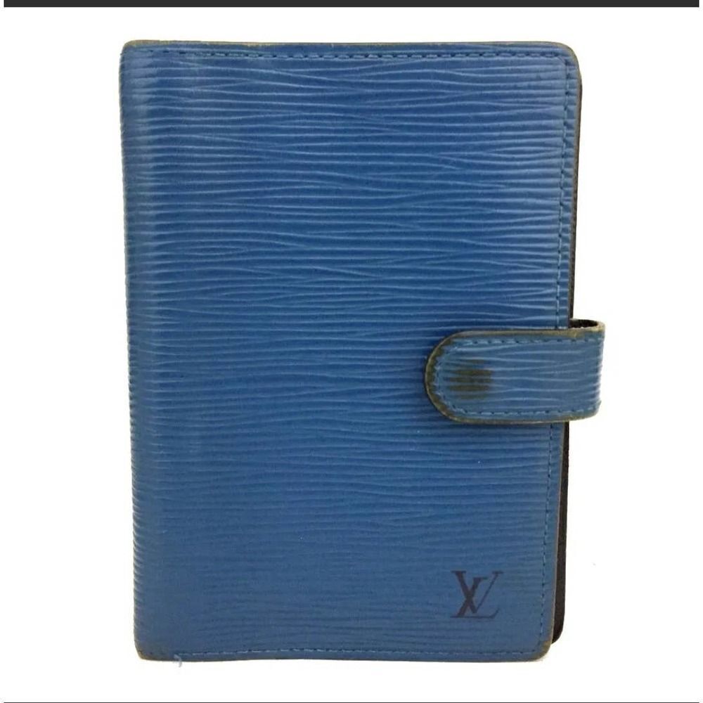 Authentic Louis Vuitton Epi Agenda PM Leather Notebook Cover /CA0928